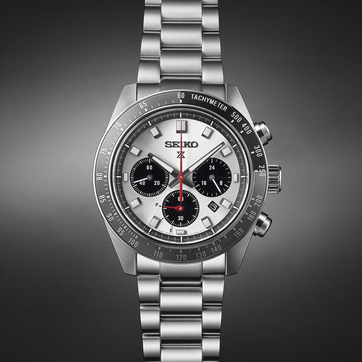 Seiko Prospex Speedtimer Solar Chronograph ‘Silver Go Large’ 41.5mm Men’s Watch SSC911P1