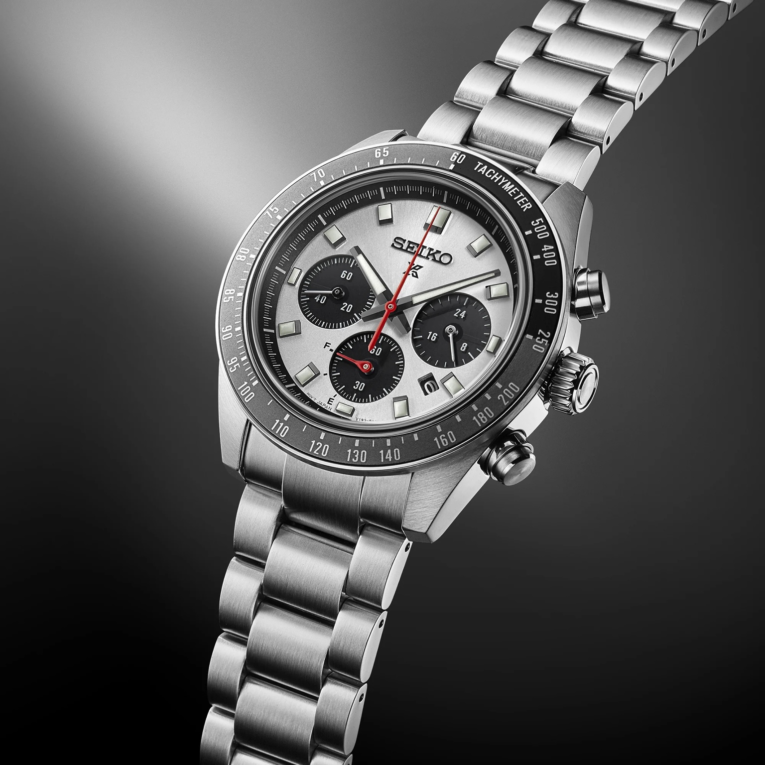 Seiko Prospex Speedtimer Solar Chronograph ‘Silver Go Large’ 41.5mm Men’s Watch SSC911P1
