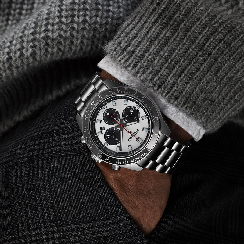 Seiko Prospex Speedtimer Solar Chronograph ‘Silver Go Large’ 41.5mm Men’s Watch SSC911P1