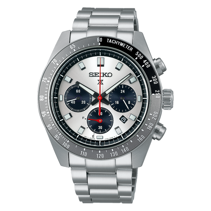 Seiko Prospex Speedtimer Solar Chronograph ‘Silver Go Large’ 41.5mm Men’s Watch SSC911P1