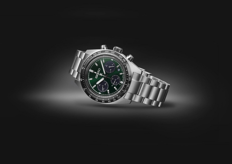 Seiko Prospex Speedtimer Solar Chronograph ‘Deep Green’ 39mm Men’s Watch SSC933P1