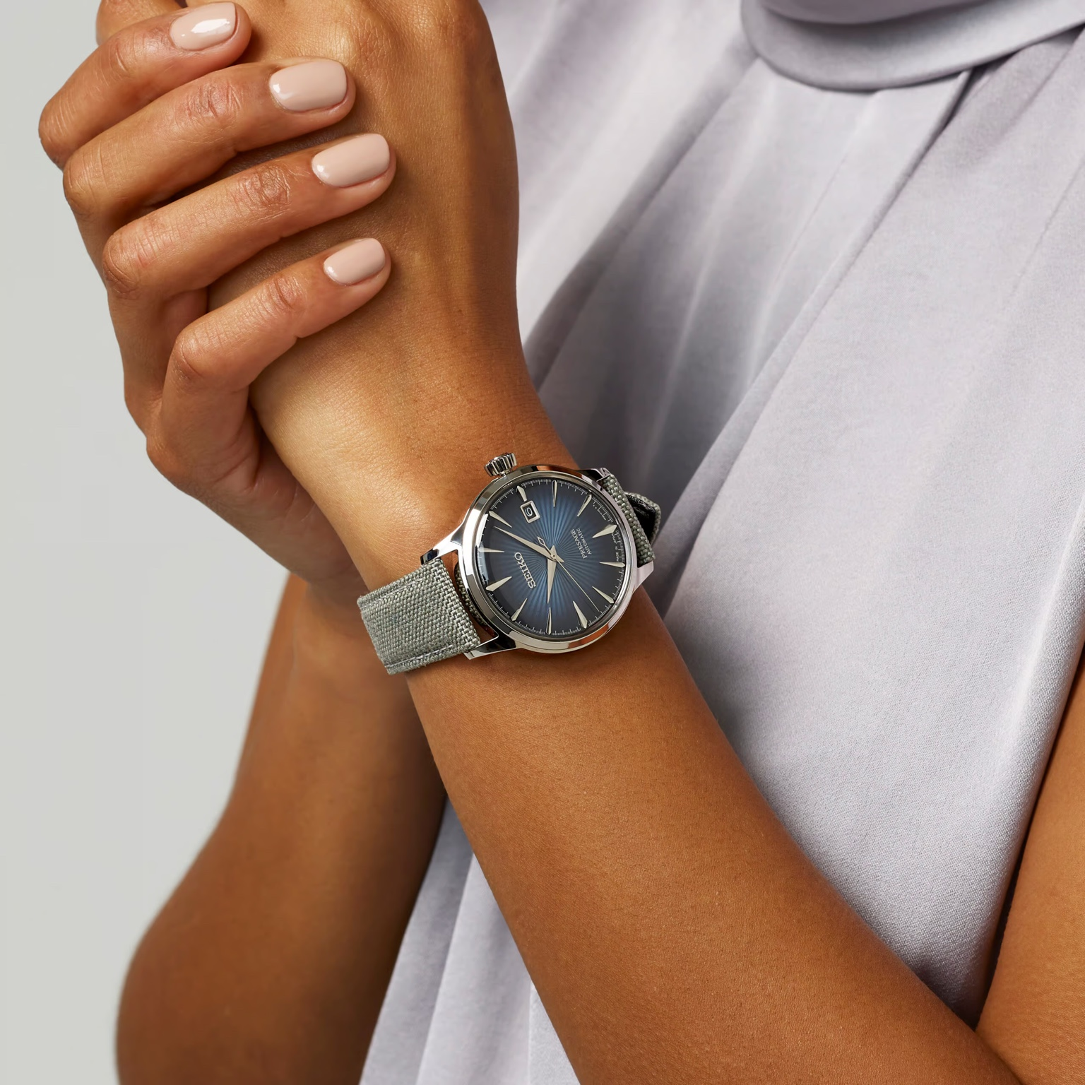 Seiko Presage Cocktail Time ‘Blue Moon’ Automatic Men’s 40mm Watch SRPB41J1