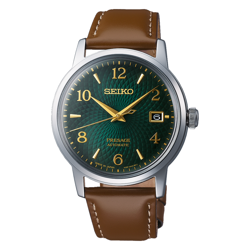 Seiko Presage Cocktail Time ‘Mojito’ Automatic Men’s 38.5mm Watch SRPE45J1