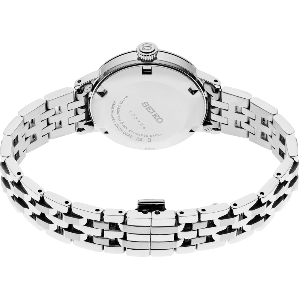 Seiko Presage Cocktail Time ‘Frozen Skydiving’ Diamond Ladies’ 34mm Watch SRPL61J1