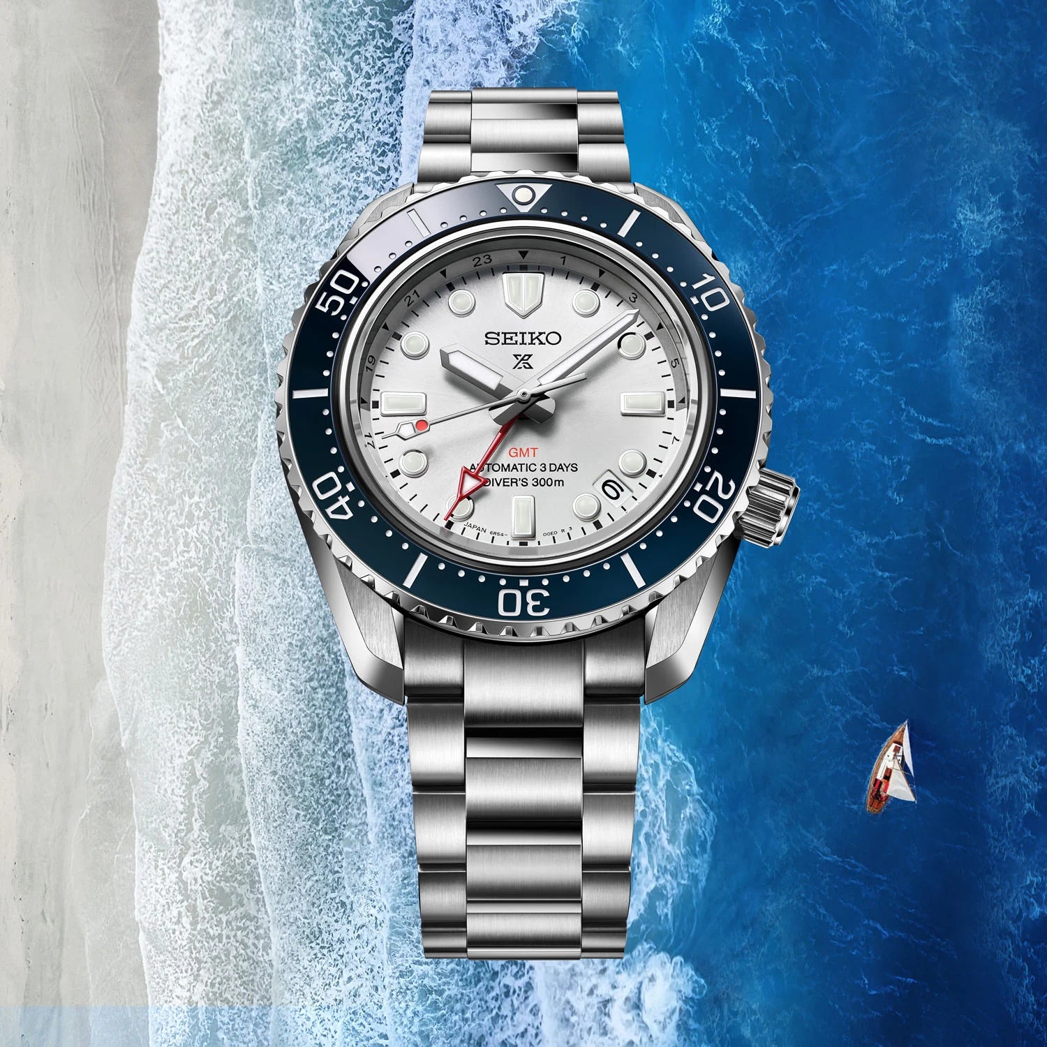 Seiko Prospex 1968 Heritage Diver’s GMT 60th Anniversary Automatic 42mm Watch SPB519J1