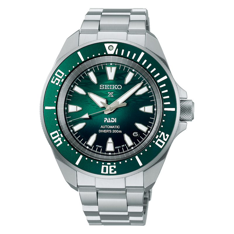 Seiko Prospex PADI 60th Anniversary 4R Compact Mechanical Diver’s ‘Underwater Green’ 42mm Watch SRPL53K1