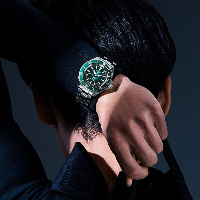 Seiko Prospex PADI 60th Anniversary 4R Compact Mechanical Diver’s ‘Underwater Green’ 42mm Watch SRPL53K1