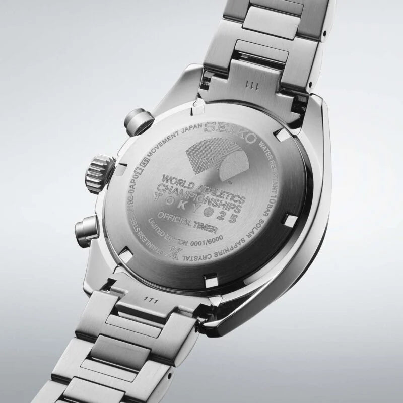 Seiko Prospex Speedtimer Solar Chronograph 2025 Tokyo World Athletics Championships Limited Edition ‘Edo Purple’ Men’s & Ladies’ 41.5mm Watch SSC955P1