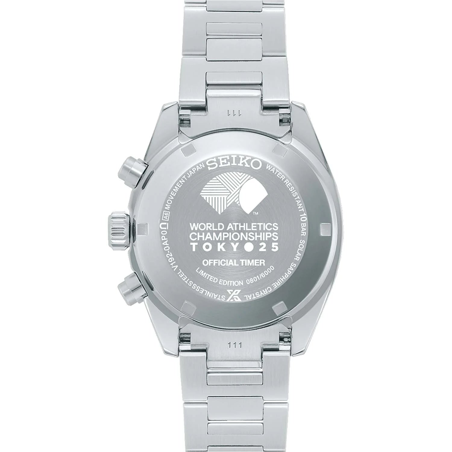Seiko Prospex Speedtimer Solar Chronograph 2025 Tokyo World Athletics Championships Limited Edition ‘Edo Purple’ Men’s & Ladies’ 41.5mm Watch SSC955P1