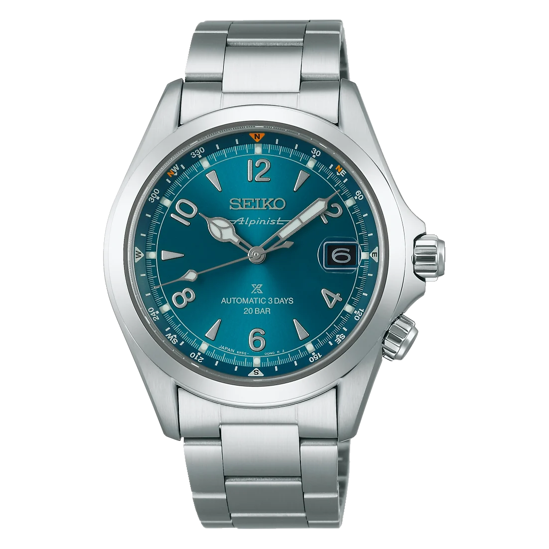 Seiko Prospex Alpinist in ‘Tealpine’ Automatic Mens 39.5mm Stainless Steel Watch SPB503J1