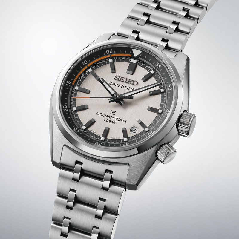 Seiko Speedtimer 6R ‘Compact Countdown’ in grey-white contrast SPB513J1