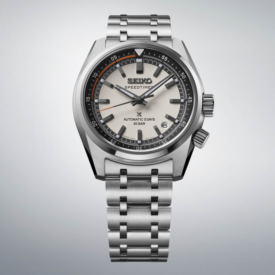 Seiko Speedtimer 6R ‘Compact Countdown’ in grey-white contrast SPB513J1