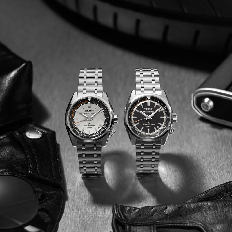 Seiko Speedtimer 6R ‘Compact Countdown’ in grey-white contrast SPB513J1