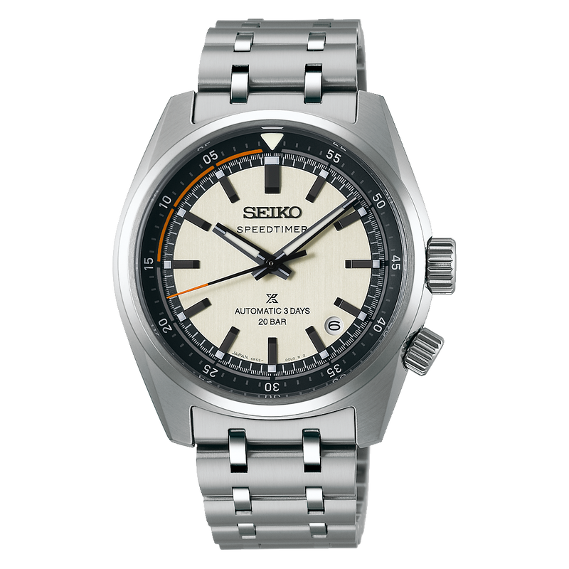 Seiko Speedtimer 6R ‘Compact Countdown’ in grey-white contrast SPB513J1