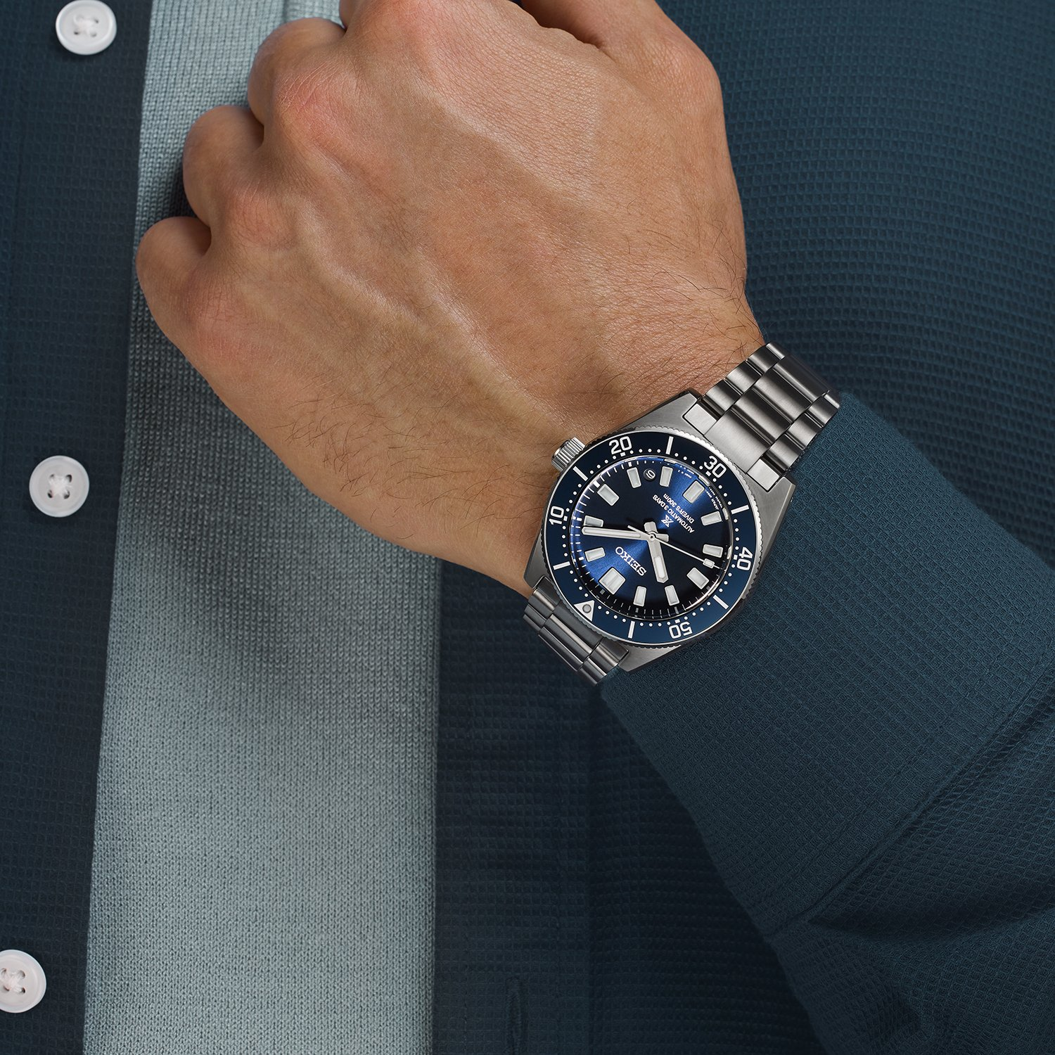 Seiko Prospex 1965 Revival Diver’s Automatic Men’s Blue Dial 40mm Watch SPB451J1