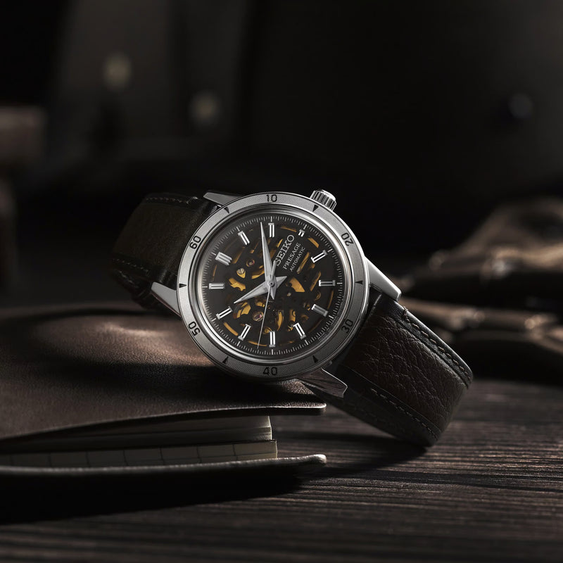 Seiko Presage Style 60s ‘Elegant yet Rugged’ Biker Automatic Men’s 39mm Watch SSA461J1