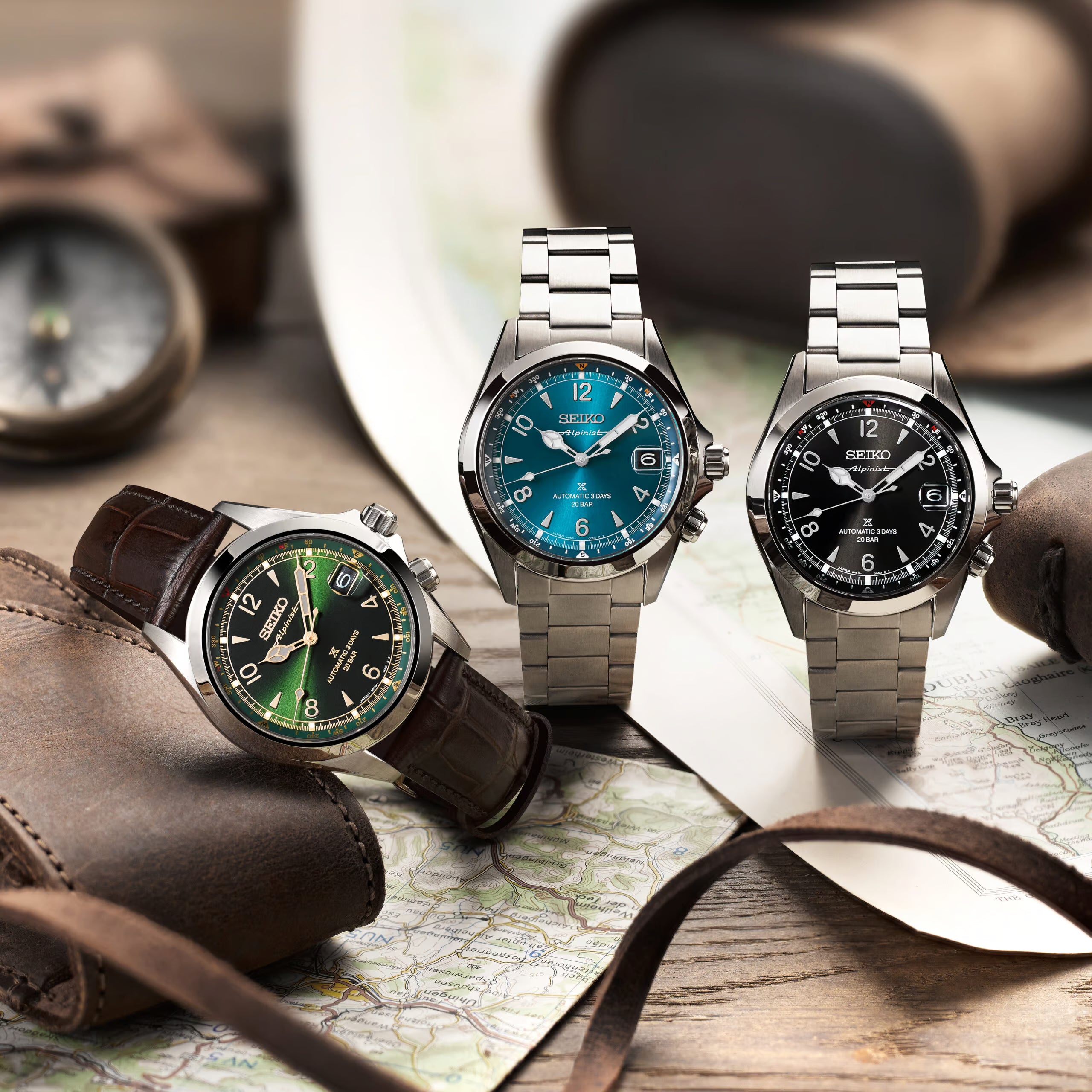 Seiko Prospex Alpinist in ‘Tealpine’ Automatic Mens 39.5mm Stainless Steel Watch SPB503J1