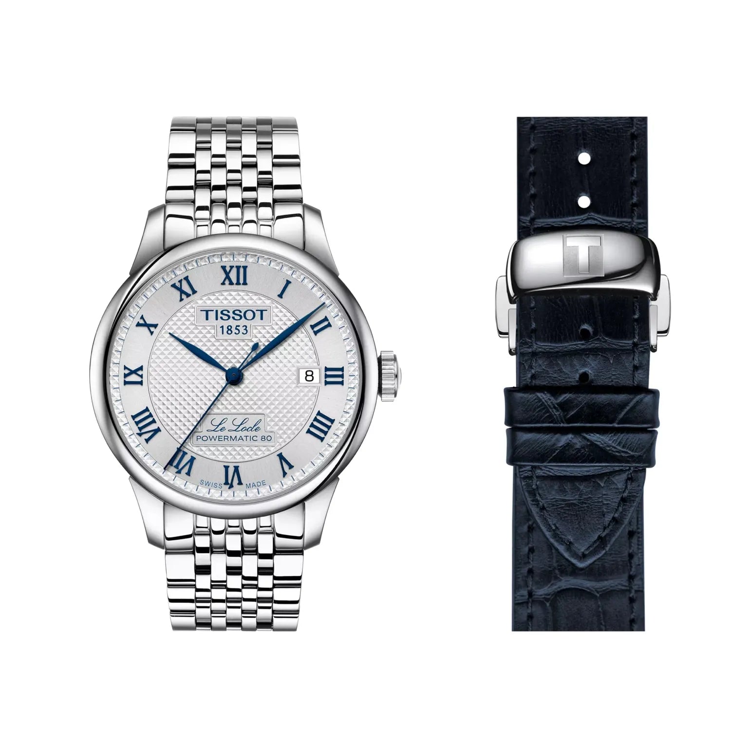 Tissot Le Locle Powermatic 80 20th Anniversary Silver Dial Watch