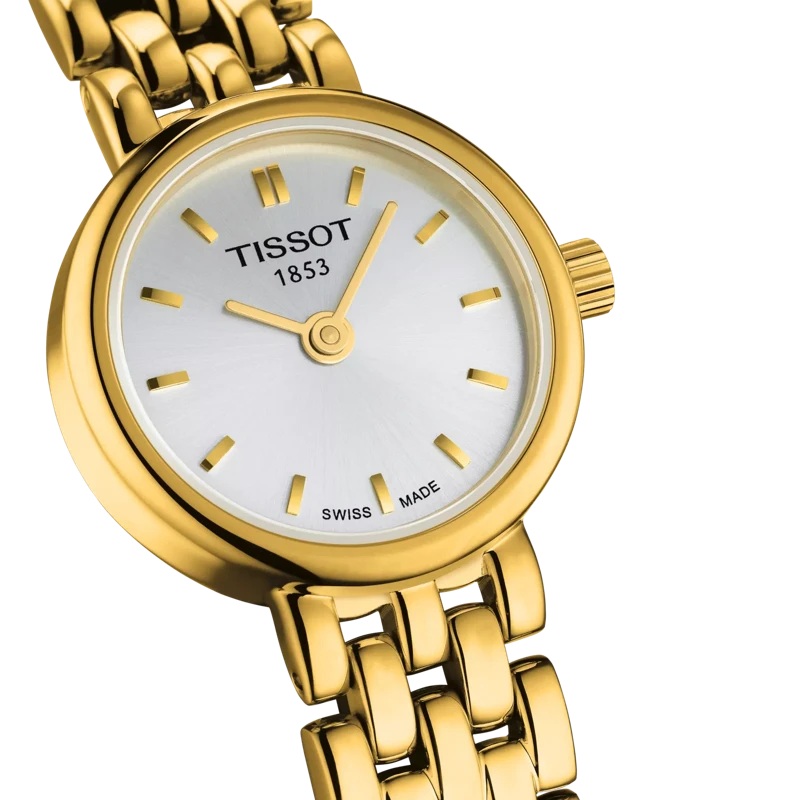 Tissot Lovely Quartz Yellow Gold Silver Dial Watch