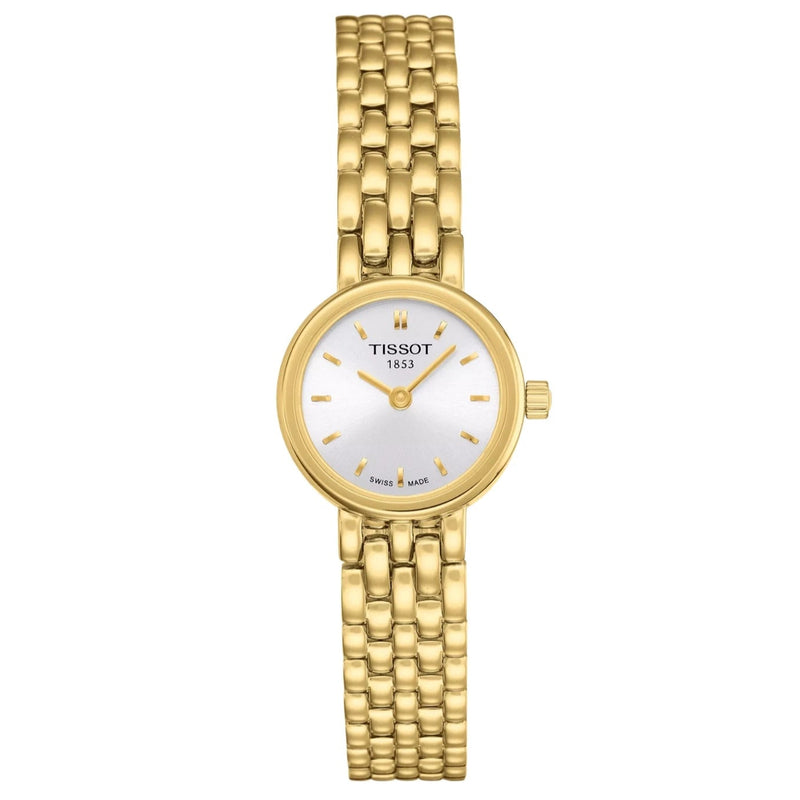 Tissot Lovely Quartz Yellow Gold Silver Dial Watch