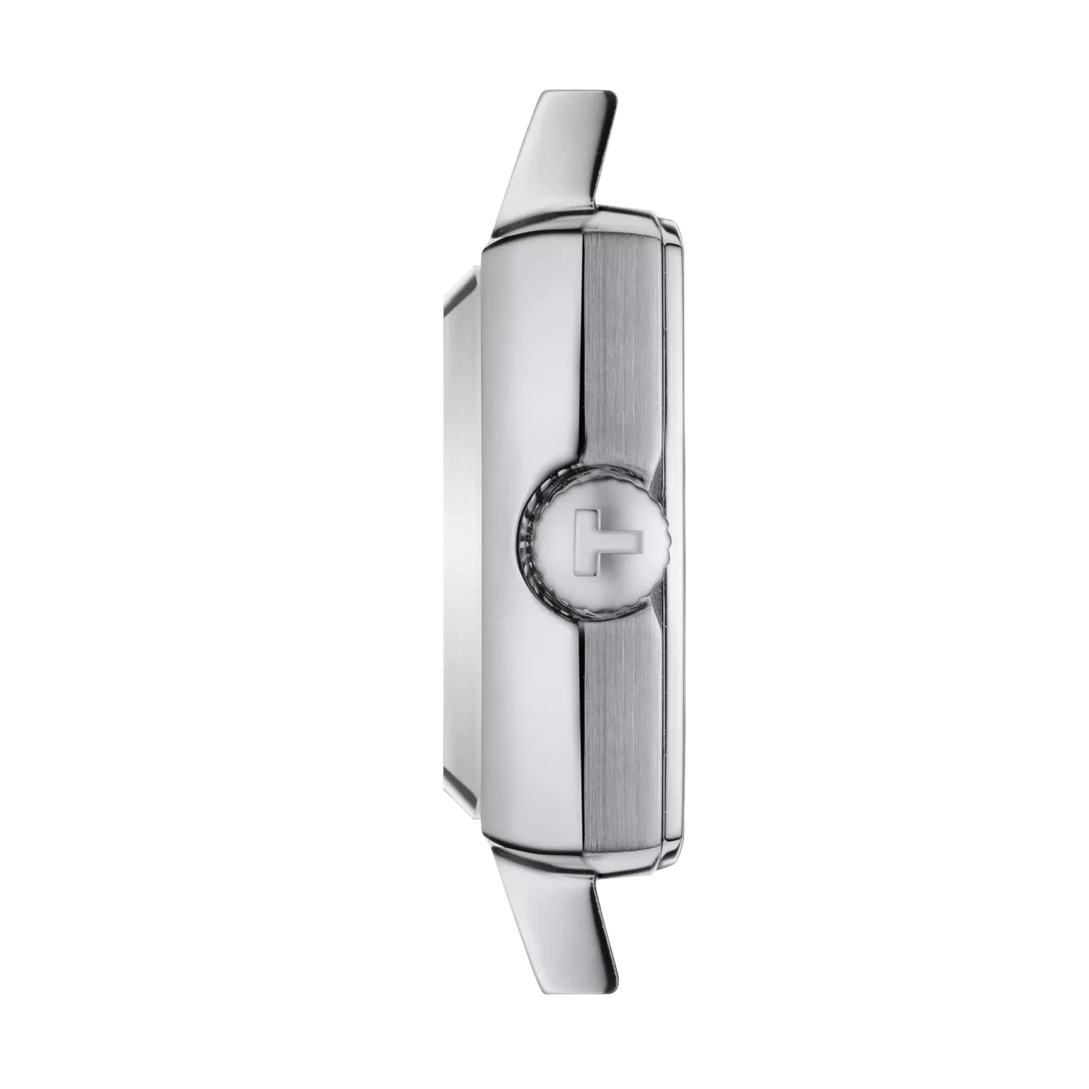 Tissot Lovely Square Silver Diamond Dial Watch