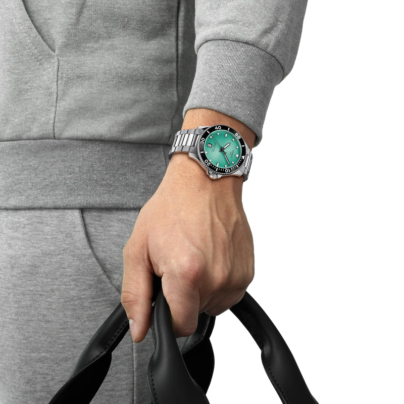 Tissot Seastar 1000 Black Turquoise 40mm Watch