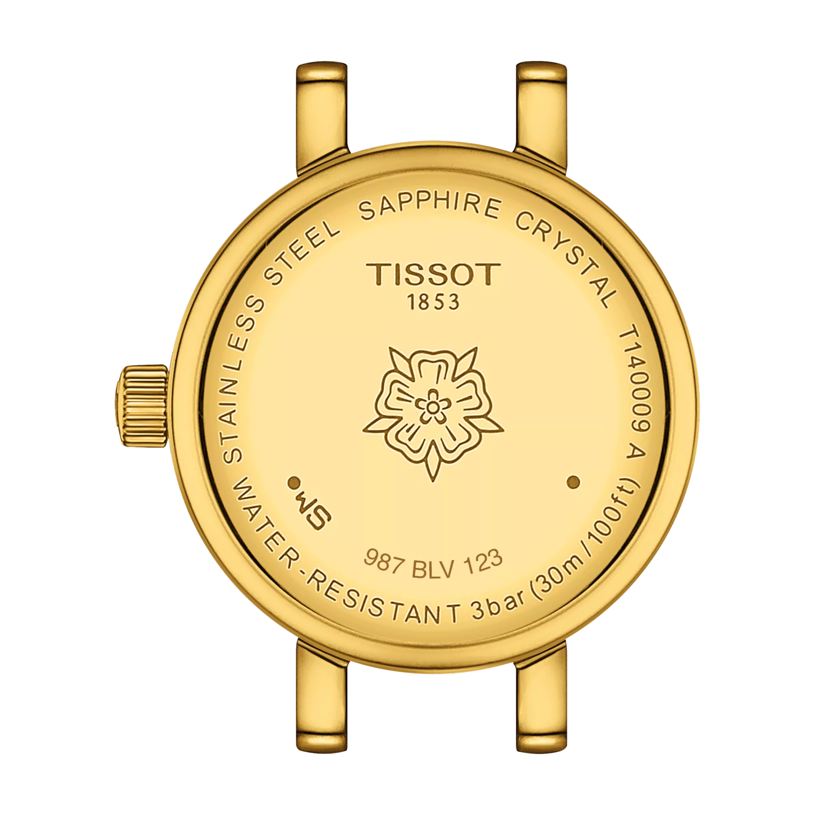 Tissot Ladies Lovely Quartz Yellow Gold Champagne Diamond Dial Watch