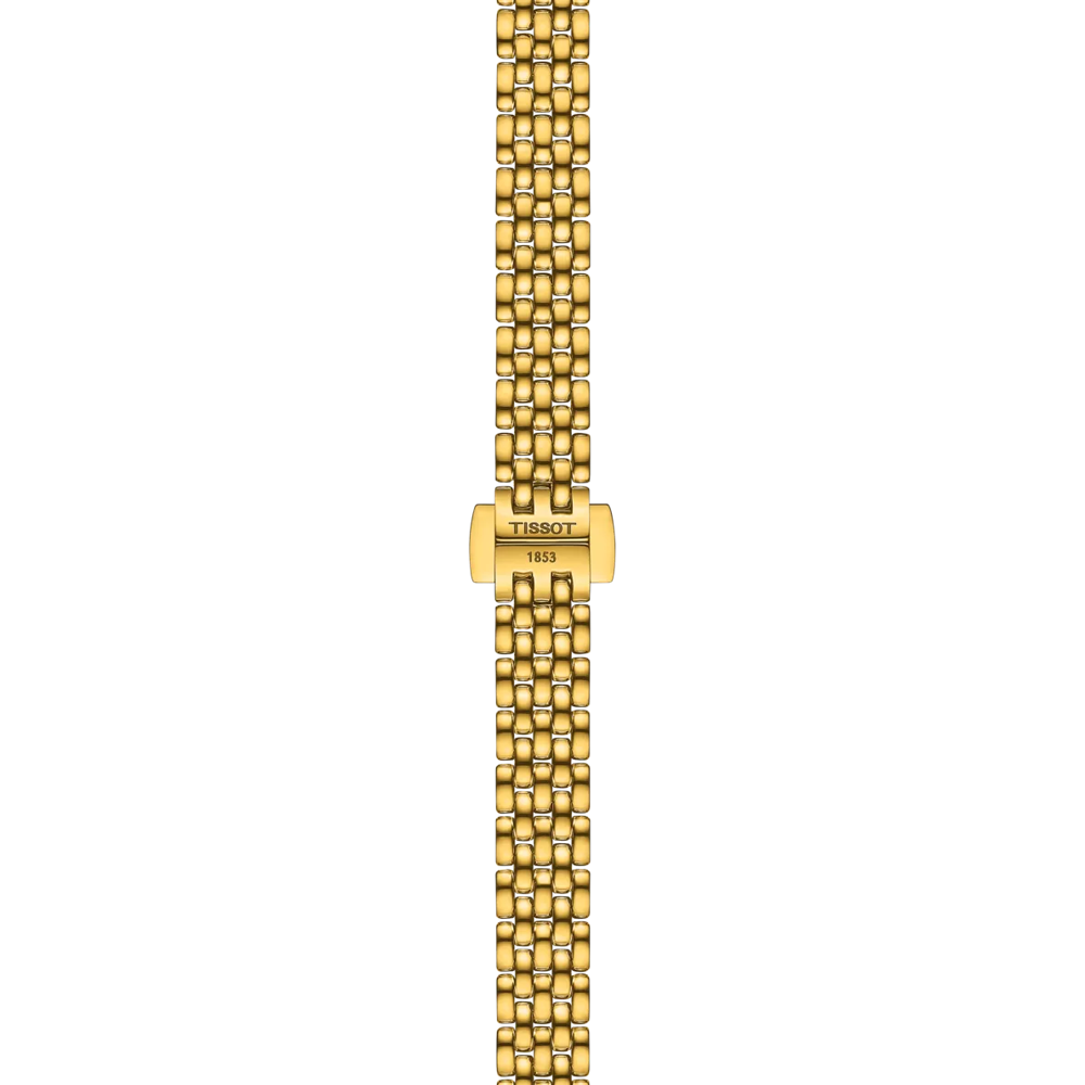 Tissot Ladies Lovely Quartz Yellow Gold Champagne Diamond Dial Watch