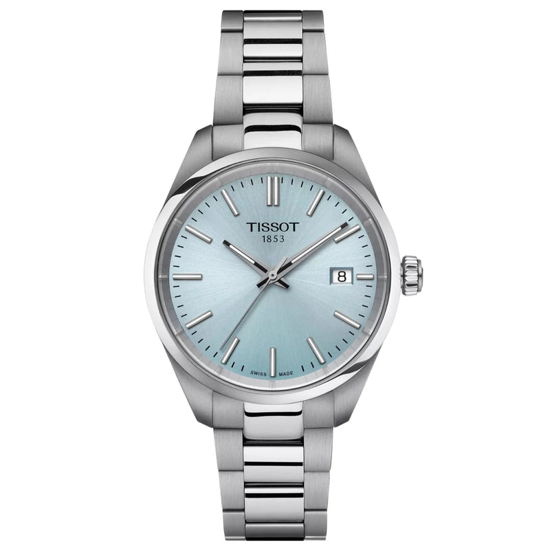 Tissot PR 100 34mm Ice Blue Dial Watch