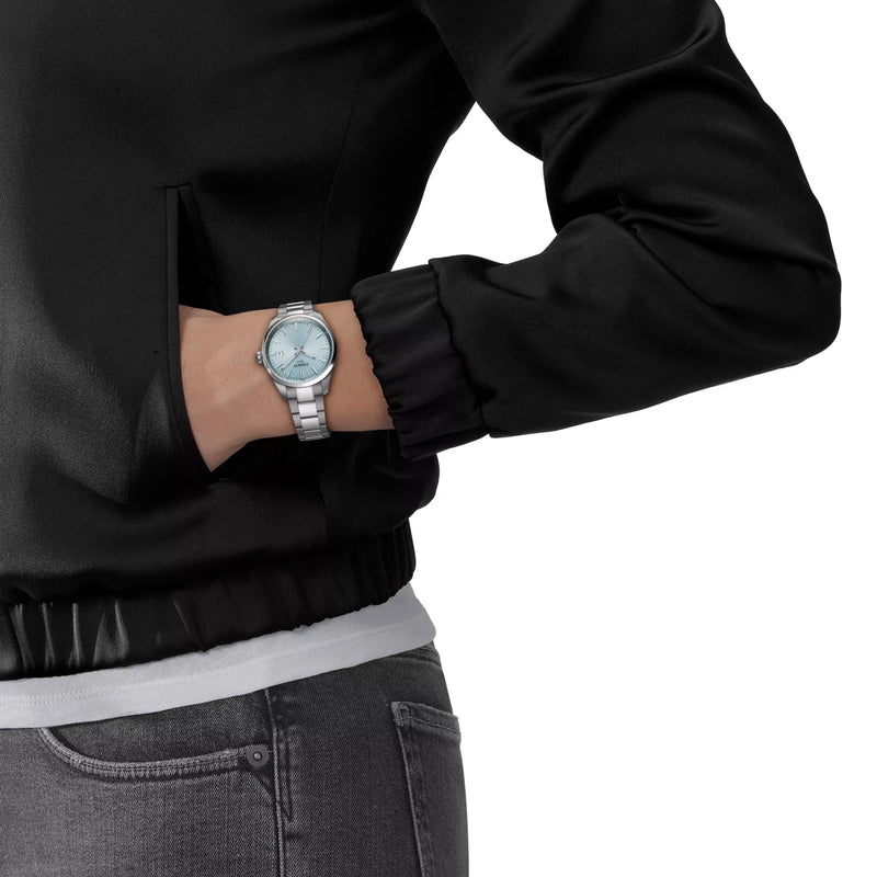 Tissot PR 100 34mm Ice Blue Dial Watch