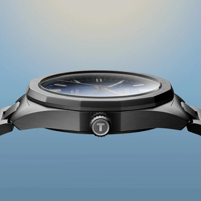 Tissot PRC 100 Solar Quartz 39mm Blue Dial Watch