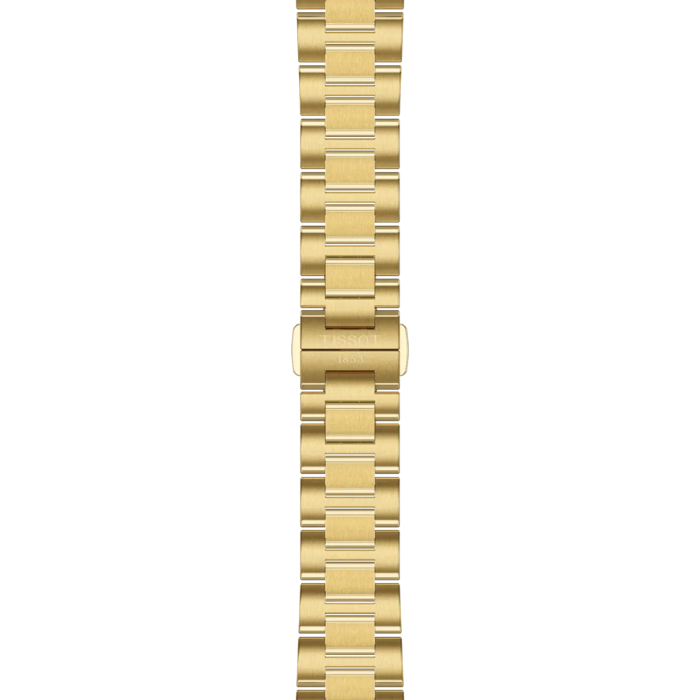 Tissot PRC 100 Solar 34mm Champagne Gold Watch