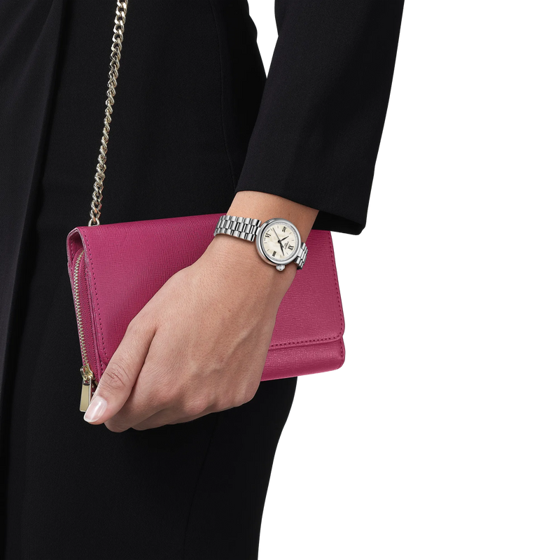 Tissot Desir 28mm Stainless Steel Mother of Pearl Dial Watch
