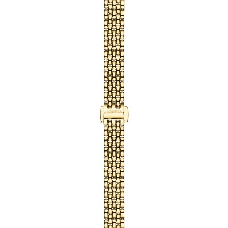 Tissot Lovely Quartz Yellow Gold Silver Dial Watch