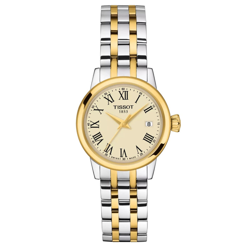 Tissot Classic Dream Lady Quartz Bi-Metal Ivory Dial Watch