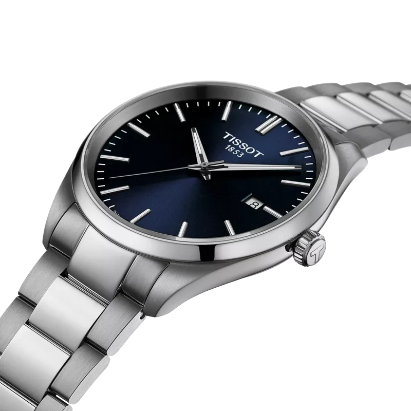 Tissot PR 100 Quartz 40mm Blue Dial Watch