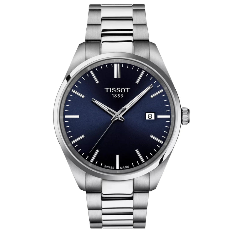 Tissot PR 100 Quartz 40mm Blue Dial Watch