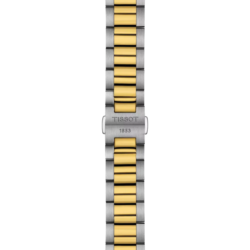 Tissot PR 100 Quartz 40mm Bi-Metal Blue Dial Watch