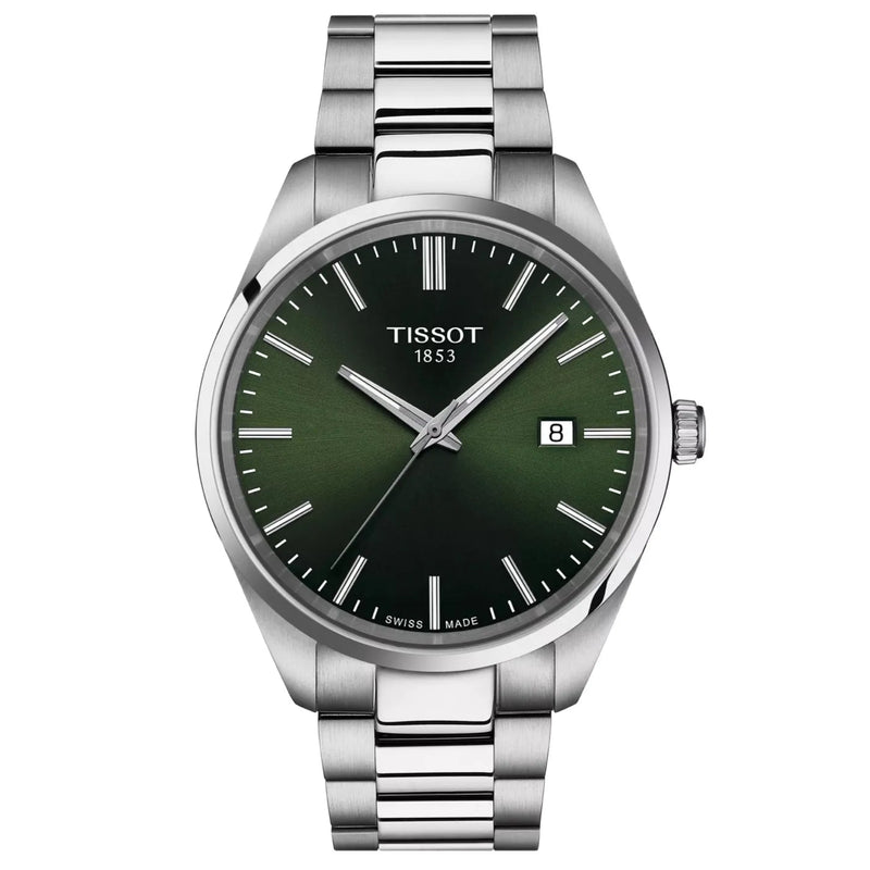 Tissot PR 100 Quartz 40mm Green Dial Watch