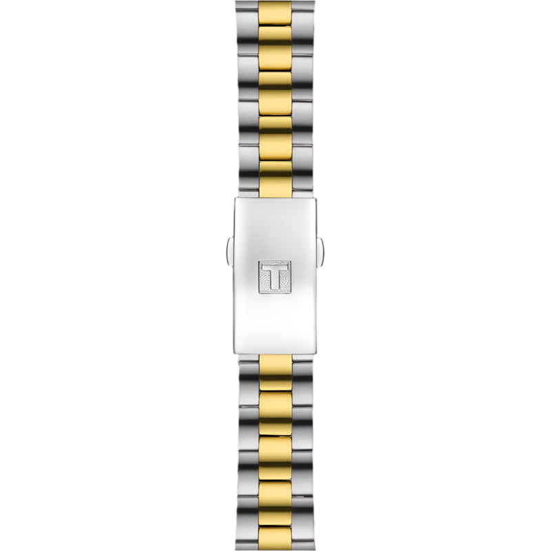 Tissot PR 100 Quartz Sport Chic Bi-Metal Mother of Pearl Dial Watch