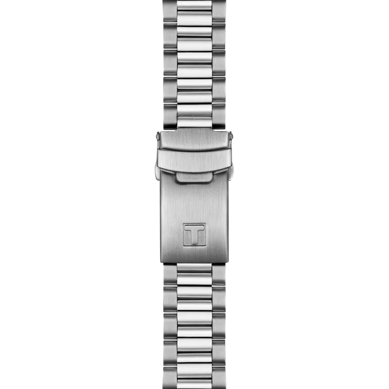 Tissot PR516 Chronograph Stainless Steel Blue Dial Watch