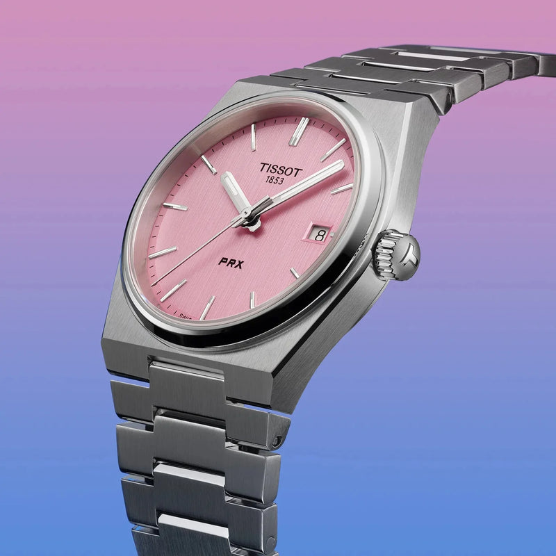 Tissot PRX 35mm Pink Dial Watch