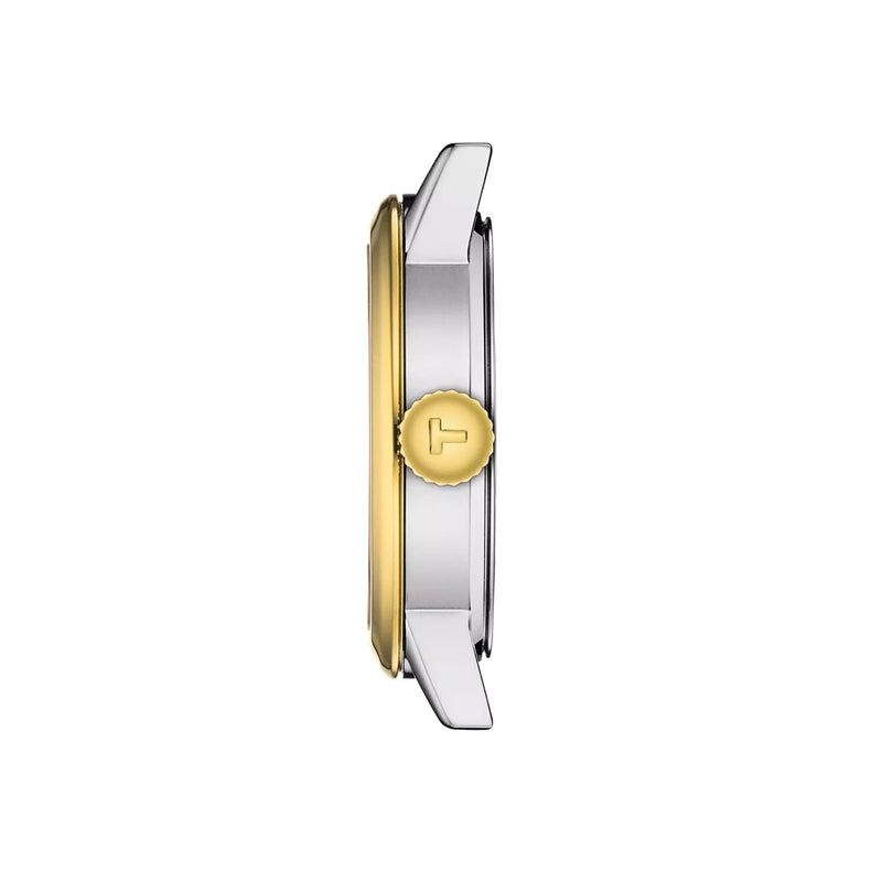 Tissot Classic Dream Lady Quartz Bi-Metal Silver Dial Watch