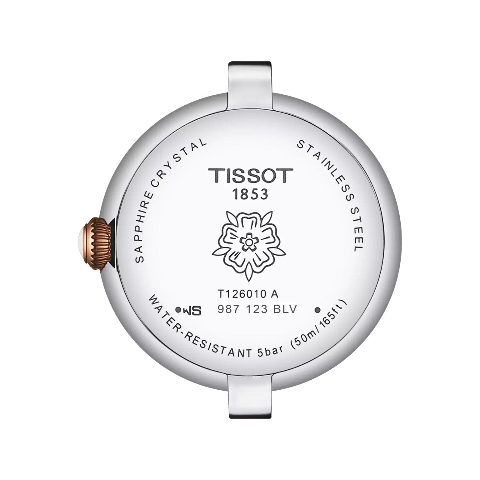 Tissot Bellissima Quartz Small Lady Rose Bi-Metal White Dial Watch