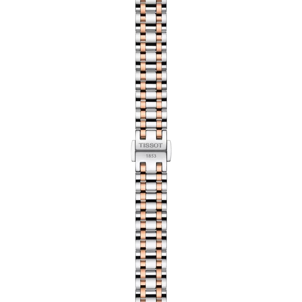 Tissot Bellissima Quartz Small Lady Rose Bi-Metal White Dial Watch