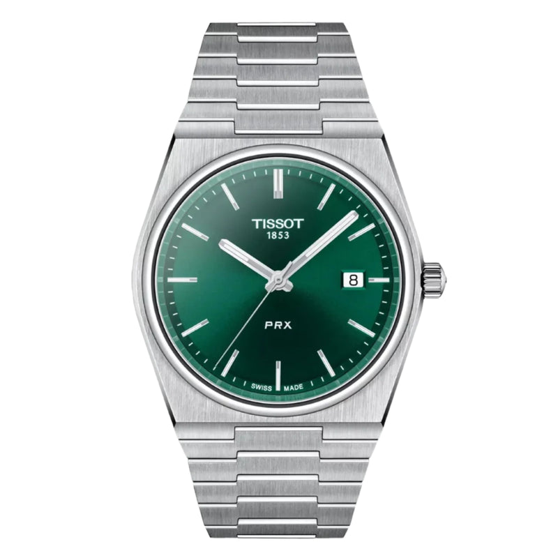 Tissot PRX Quartz 40mm Green Dial Watch
