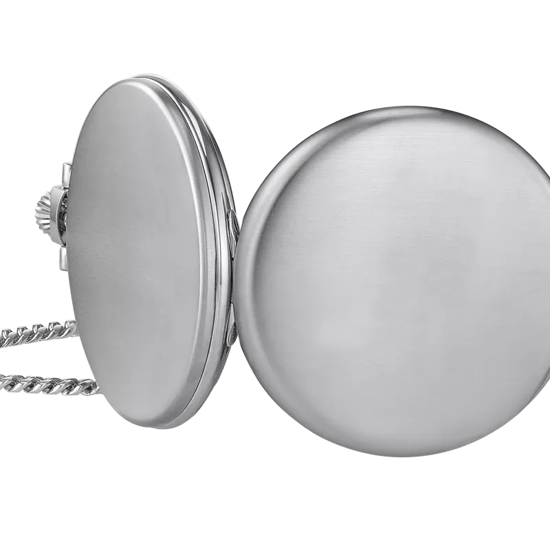 Tissot Savonnette Stainless Steel Blue Dial Pocket Watch