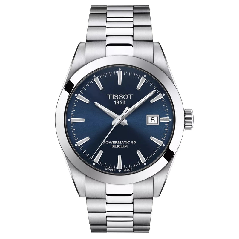 Tissot Gentleman Powermatic 80 Silicium Blue Dial Watch