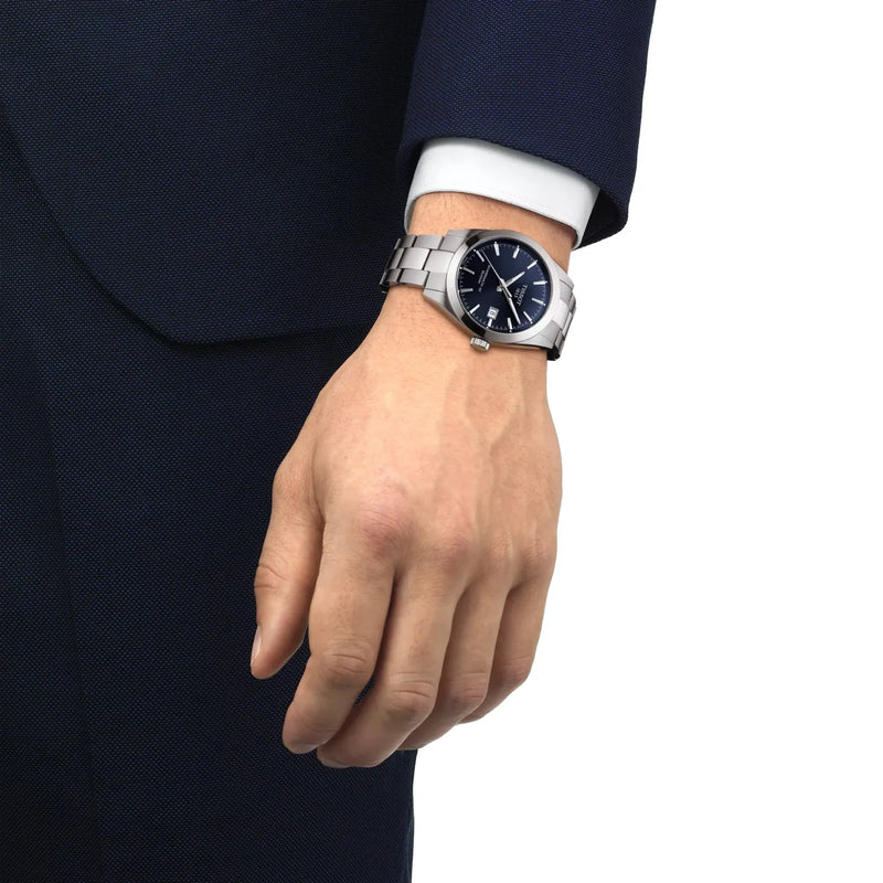 Tissot Gentleman Powermatic 80 Silicium Blue Dial Watch