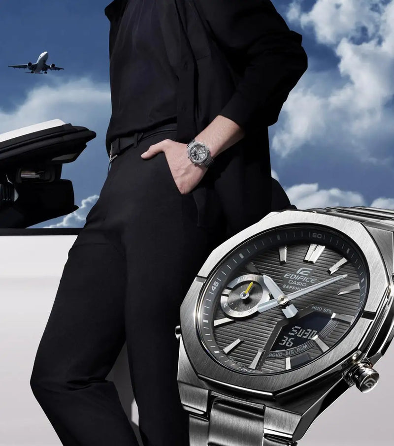 Casio Men's Edifice ECB-S10D-8AEF Smartlink Watch